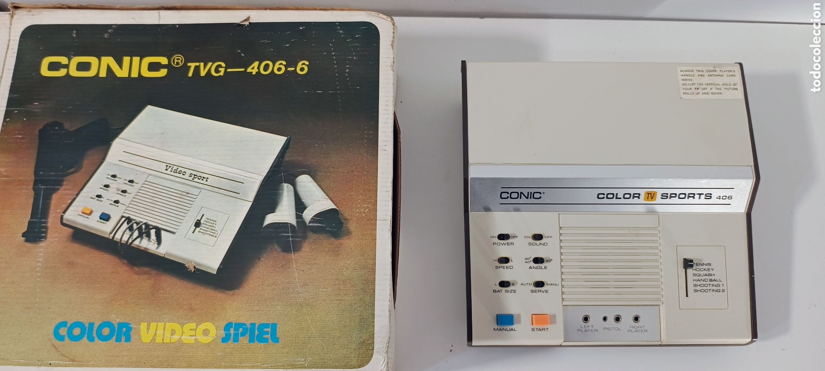 Videojuegos y consolas: Consola Conic TV color Sport Pong