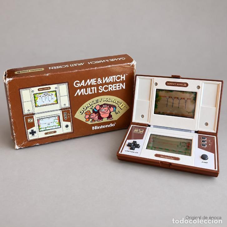 Videojuegos y consolas: (X-09)Donkey Kong II Nintendo Game & Watch Multi Screen JR - 55 1983 (FUNCIONANDO)