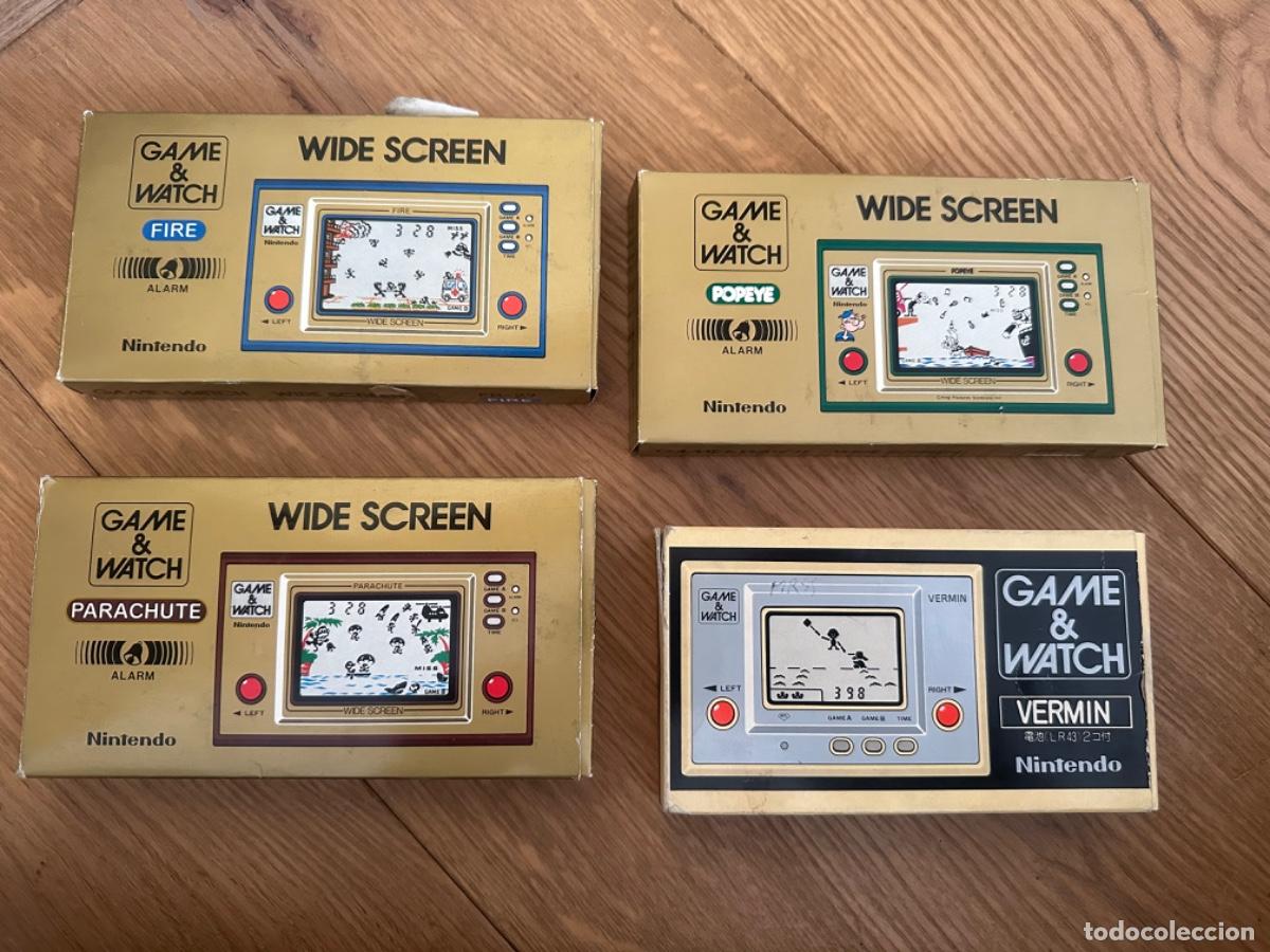 Videojuegos y consolas: GAME & WATCH. NINTENDO. Lote de 4 maquinitas.