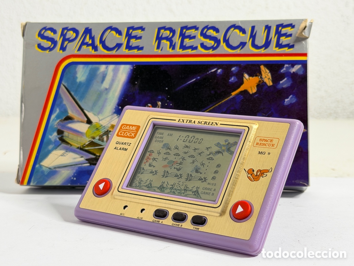 Videojuegos y consolas: Space Rescue (MG-9) de la serie Game & Clock de la marca Tronica