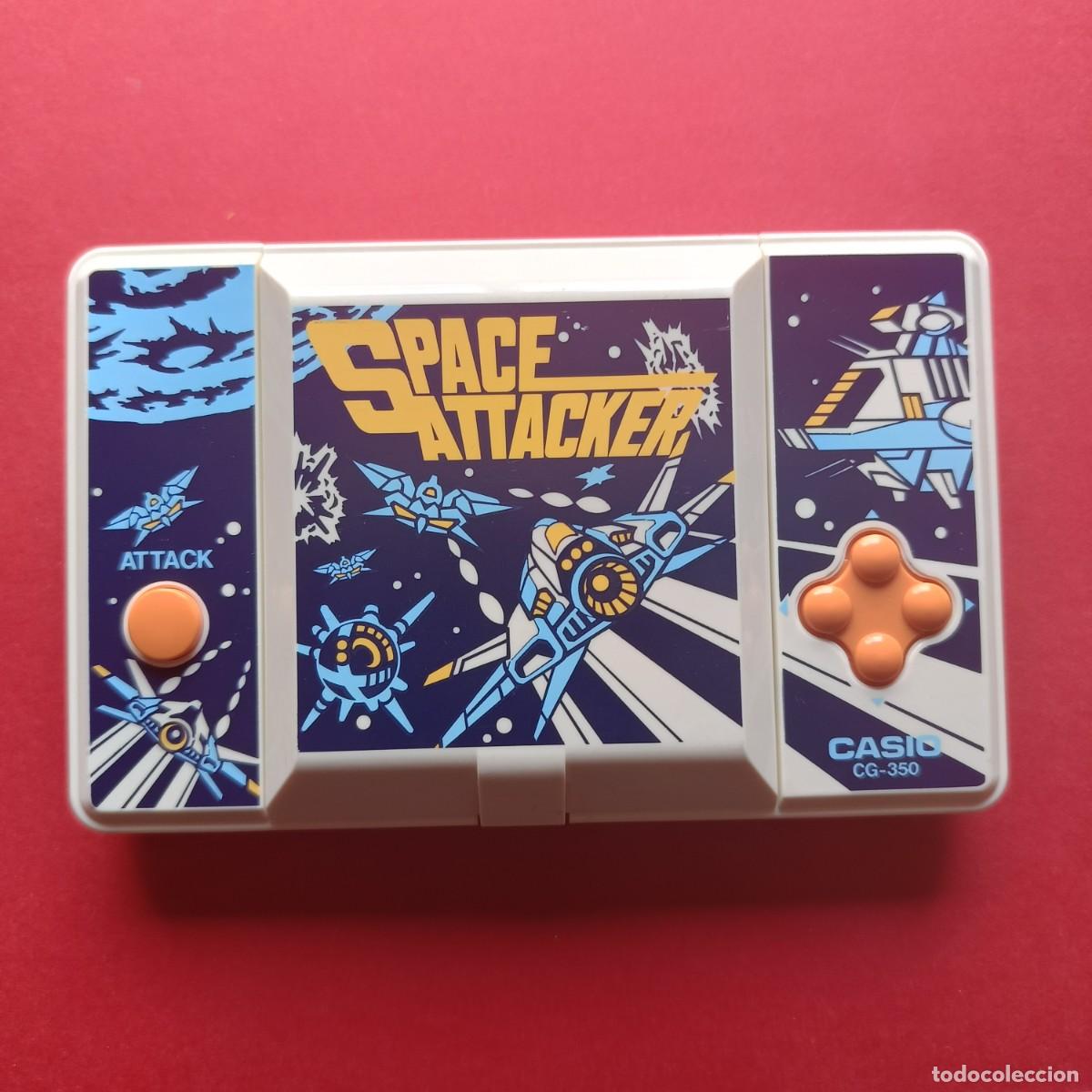 Videojuegos y consolas: CASIO GAME & WATCH CG-350 SPACE ATTACKER FULL WORKING MINT CONDITION NEW UNUSED