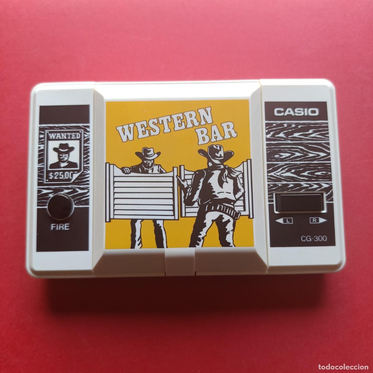 Videojuegos y consolas: CASIO GAME & WATCH CG-300 WESTERN BAR FULL WORKING MINT CONDITION NEW UNUSED