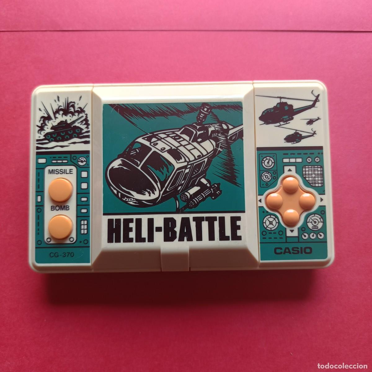Videojuegos y consolas: CASIO GAME & WATCH CG-370 HELI BATTLE FULL WORKING VERY GOOD CONDITION