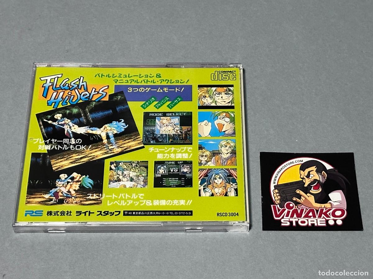 Videojuegos y consolas: Flash Hiders PC Engine Super CD-Rom2 NTSC-J Spinecard - Foto 4