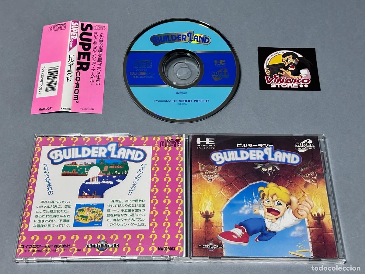 Videojuegos y consolas: Builder Land PC Engine Super CD-Rom2 NTSC-J Spinecard