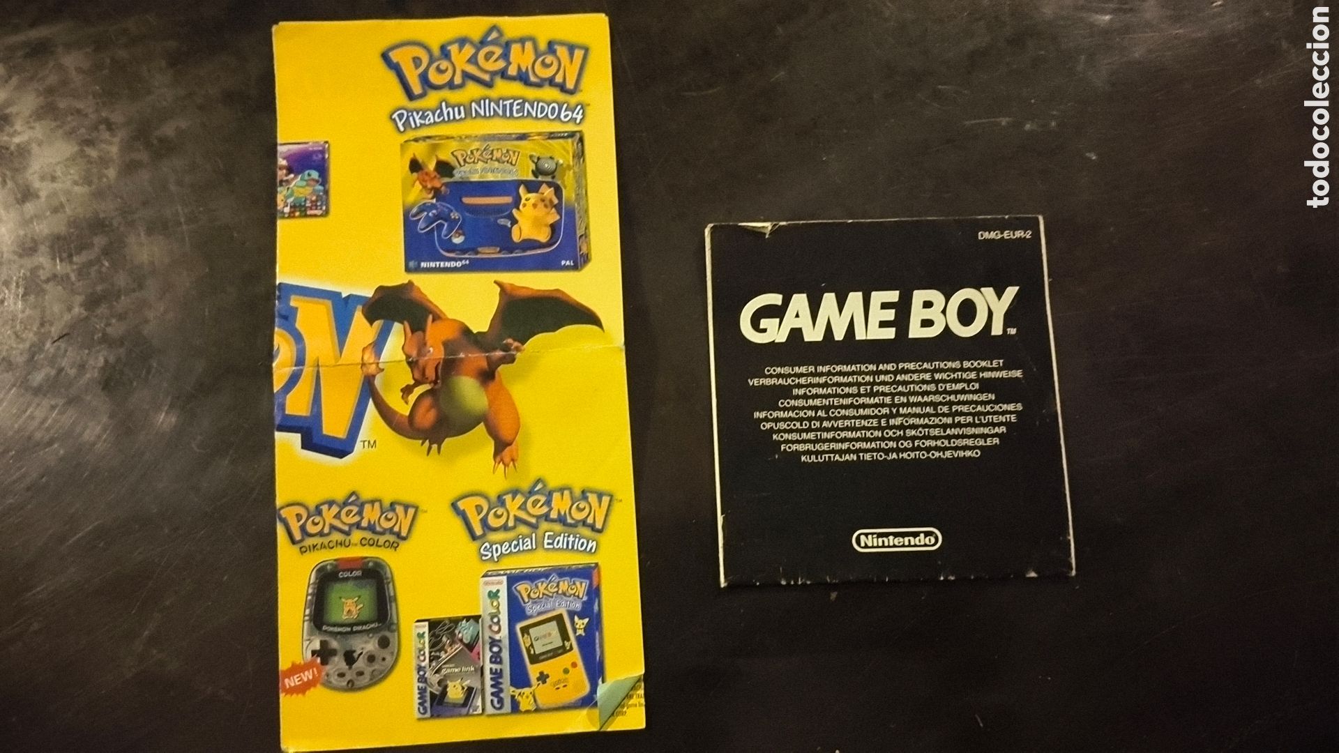 Videojuegos y consolas: Videojuego Nintendo 64 Pikachu Pok&eacute;mon manual 1999