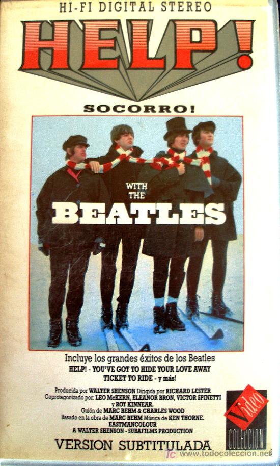 V&iacute;deos y DVD musicales: VIDEO VHS , HELP! de THE BEATLES - Foto 1