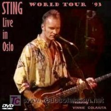 Vídeos y DVD Musicales: STING – LIVE AT OSLO WORLD TOUR 1993 (DVD). Lote 309130123