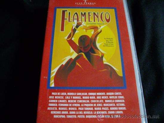 Vid&eacute;os y DVD Musicaux: FLAMENCO-CARLOS SAURA-VHS-VER ELENCO
