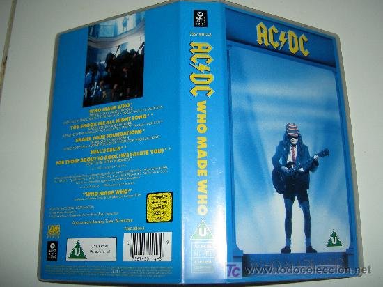 Ac Dc Vhs Musica Heavy Rock Music Who Made Wh Buy Vhs And Dvd Music Videos At Todocoleccion