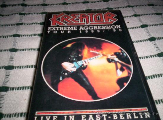 V&iacute;deos e DVD Musicais: KREATOR - EXTREME AGGRESSION 89/90-	VHS