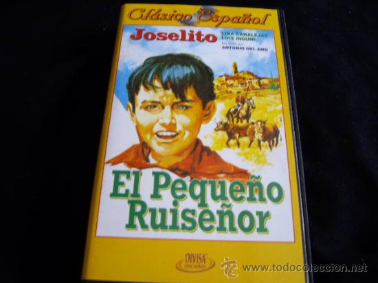 V&iacute;deos y DVD Musicales: vhs-joselito-el peque&ntilde;o ruise&ntilde;or