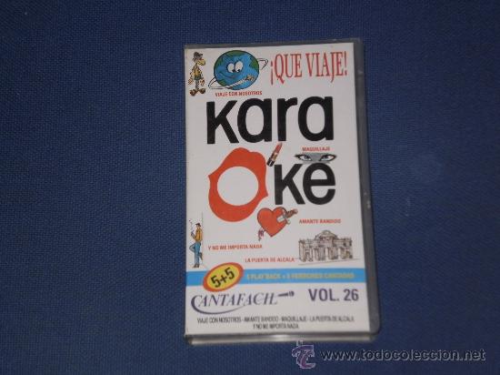 V&iacute;deos e DVD Musicais: VHS KARAOKE ( ORIGINAL )- CANTAFACIL VOLUMEN 26 A&Ntilde;O 1993 .