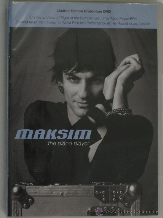 V&iacute;deos e DVD Musicais: DVD MAKSIM-THE PIANO PLAYER-EDICION LIMITADA PROMOCIONAL-NUEVO PRECINTADO
