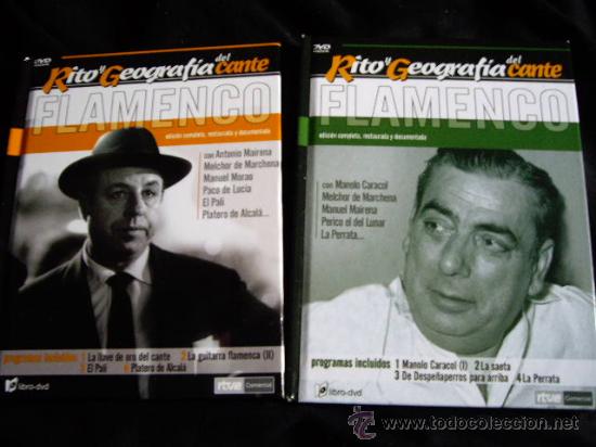 Vid&eacute;os y DVD Musicaux: dos dvds libro con mas de 70 pag cada uno-a. mairena y m.caracol-multitud de fotos-260 minutos