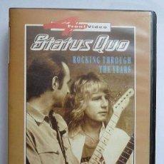 Vídeos y DVD Musicales: VIDEO CINTA VHS STATUS QUO - ROCKING THROUGH THE YEARS. Lote 28534865