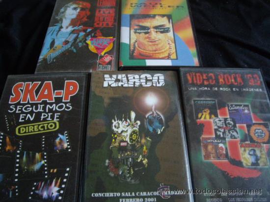 Vid&eacute;os y DVD Musicaux: LOTE 5 VIDEOS DE CONCIERTOS