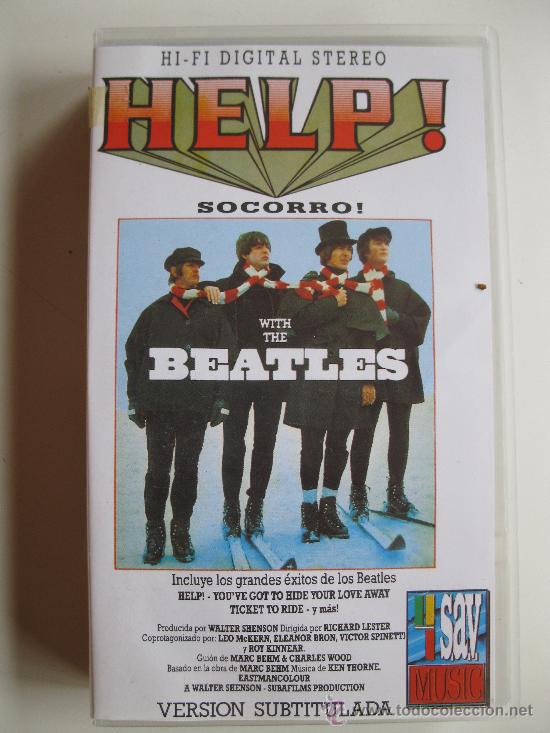 V&iacute;deos y DVD musicales: HELP - THE BEATLES - VIDEO VHS - V.O.S.E. - Foto 1