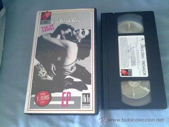 V&iacute;deos y DVD musicales: VHS SCORPIONS FIRST STING - Foto 1