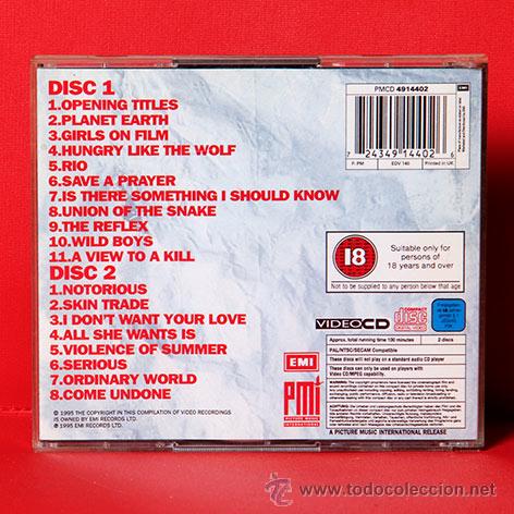 V&iacute;deos y DVD musicales: DURAN DURAN DECADE CD-I  VIDEO CD  DOBLE - Foto 2