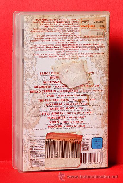 V&iacute;deos y DVD musicales: VHS KERRANG! VIDEO KOMPILATION - Foto 2