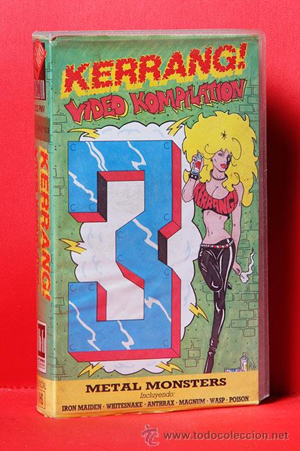 Vid&eacute;os y DVD Musicaux: VHS KERRANG! VIDEO KOMPILATION METAL MONSTERS