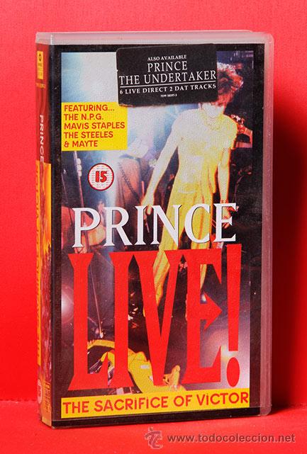 Vid&eacute;os y DVD Musicaux: VHS PRINCE LIVE THE SACRIFICE OF VICTOR
