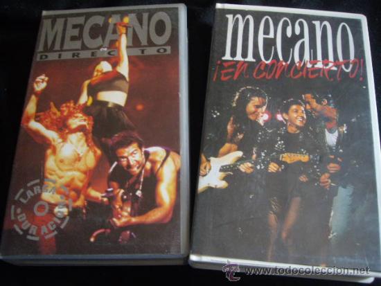V&iacute;deos y DVD Musicales: FANS DE MECANO-LOTE 2 CONCIERTOS DE MECANO-MADRID Y BARCELONA 1988-MAS DE 3 HORAS-VHS