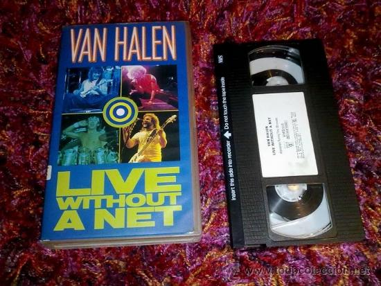 V&iacute;deos y DVD musicales: VHS VAN HALLEN LIVE WITHOUT A NET - Foto 1
