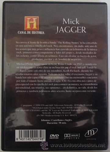 V&iacute;deos y DVD musicales: DVD  MICK JAGGER  BIOGRAF&Iacute;A - Foto 2