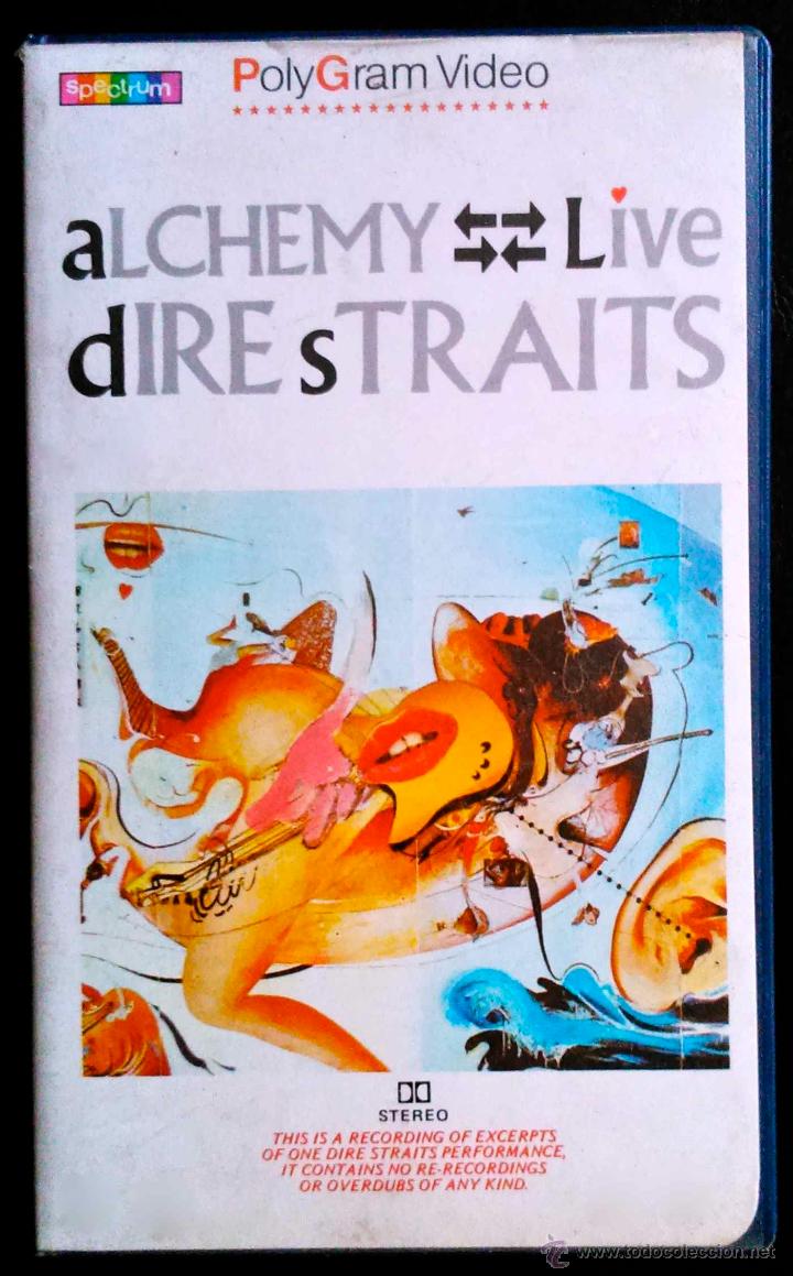 V&iacute;deos y DVD musicales: DIRE STRAITS EN DIRECTO, ALCHEMY. V&Iacute;DEO VHS - Foto 1