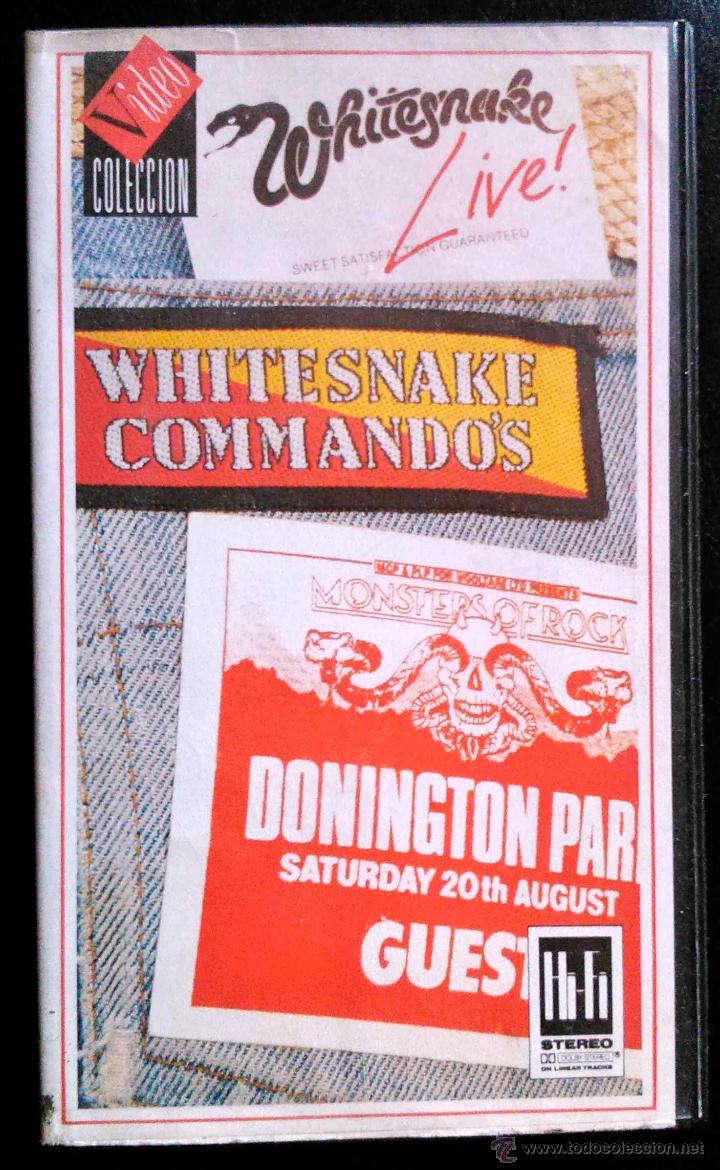 V&iacute;deos y DVD musicales: WHITESNAKE EN DIRECTO - COMMANDOS - V&Iacute;DEO BETA - Foto 1