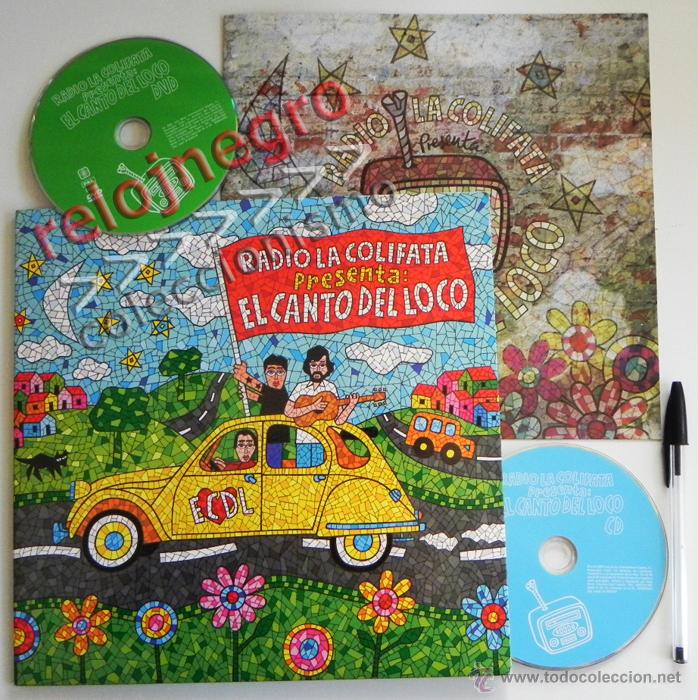 V&iacute;deos e DVD Musicais: RADIO LA COLIFATA EL CANTO DEL LOCO CD + DVD GRUPO M&Uacute;SICA POP ROCK ESPA&Ntilde;OL PEL&Iacute;CULA DOCUMENTAL V&Iacute;DEO