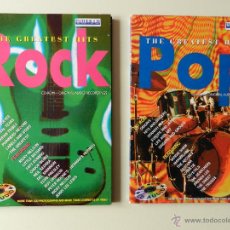 Vídeos y DVD Musicales: THE GREATEST HITS POP & ROCK (AUDIO Y VIDEO) CD ROM + CD AUDIO. Lote 42345881