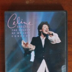 Vídeos y DVD Musicales: CELINE DION: THE COLOUR OF MY LOVE CONCERT – DVD MUSICAL - ES ORIGINAL, NO ES UNA COPIA.. Lote 43513016