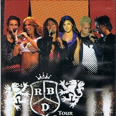 Vídeos y DVD Musicales: DVD RBD TOUR CELESTIAL 2007 HECHO EN ESPAÑA (2 DVD´S). Lote 334235288