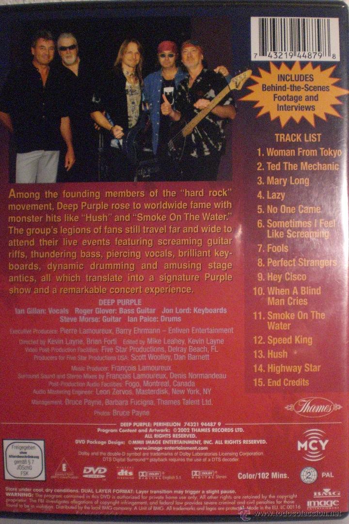 V&iacute;deos y DVD musicales: DEEP PURPLE. PERIHELION - Foto 2
