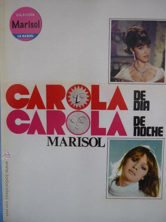V&iacute;deos y DVD musicales: 1 DVD DE MARISOL CAROLA DE DIA CAROLA DE NOCHE.( NUEVO ).