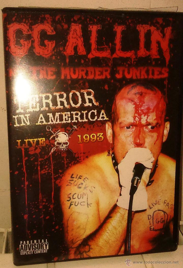 V&iacute;deos y DVD musicales: G G ALLIN AND THE MURDER JUNKIES - TERROR IN AMERICA - (LIVE 1993)