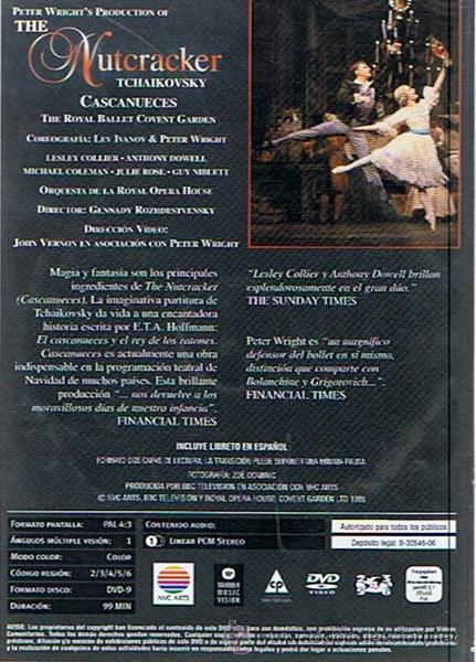V&iacute;deos y DVD musicales: DVD  THE NUTCRACKER  CASCANUECES  TCHAIKOVSKY - Foto 2