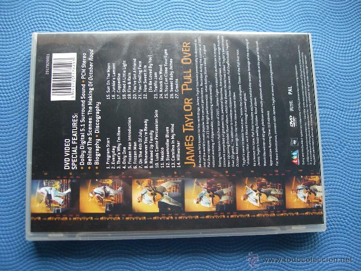 V&iacute;deos y DVD musicales: JAMES TAYLOR PULL OVER DVD EU 2002  PDELUXE - Foto 2