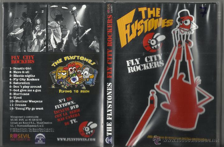 V&iacute;deos e DVD Musicais: the flystones cd+dvd.fly city rockers.2008.en perfecto estado