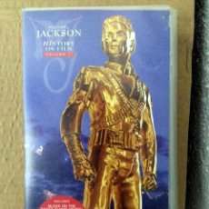 Vídeos y DVD Musicales: VHS - MICHAEL JACKSON - HISTORY ON FILM - VOL II - PEDIDO MINIMO 6€. Lote 50551722