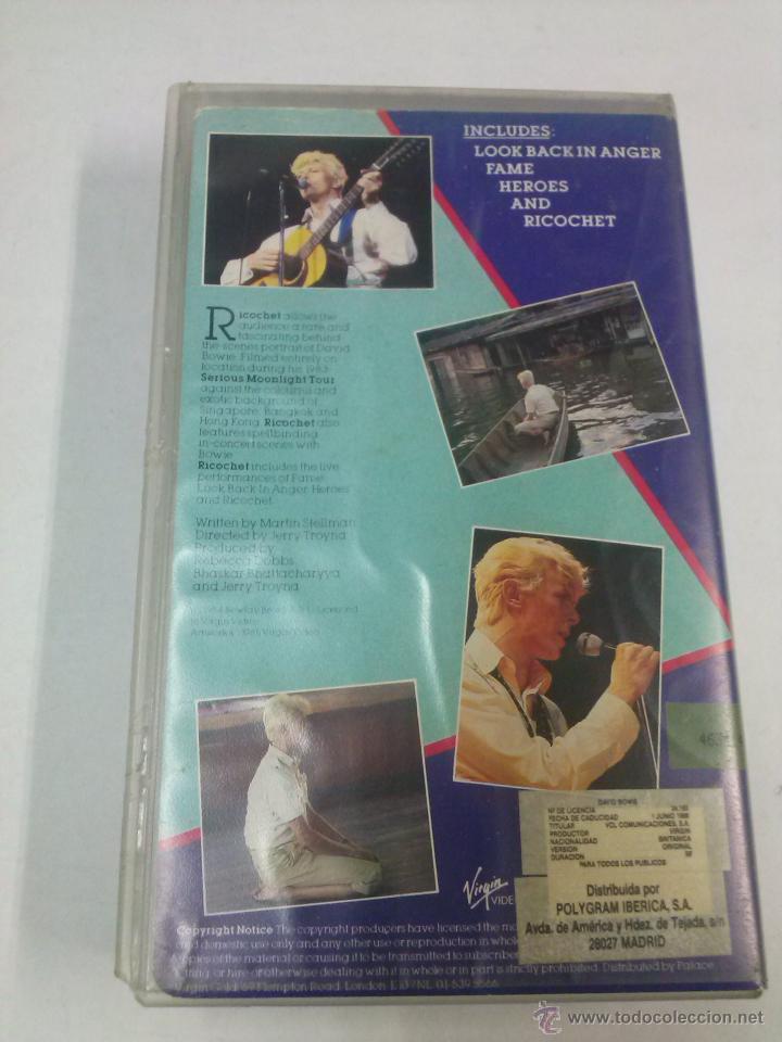 V&iacute;deos y DVD musicales: David Bowie - Ricochet - VHS - Foto 2