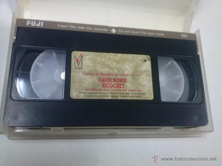V&iacute;deos y DVD musicales: David Bowie - Ricochet - VHS - Foto 4