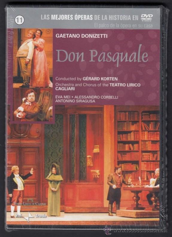 V&iacute;deos e DVD Musicais: &Oacute;PERA DON PASCUALE DONIZETTI DVD PLASTIFICADO (G&Eacute;RALD KORTEN ) COL LAS MEJORES &Oacute;PERAS DE LA HISTORIA