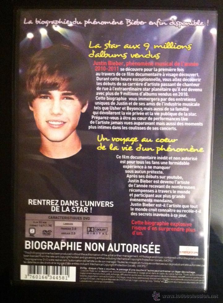 V&iacute;deos y DVD musicales: JUSTIN BIEBER - CEST MON UNIVERS - Foto 2