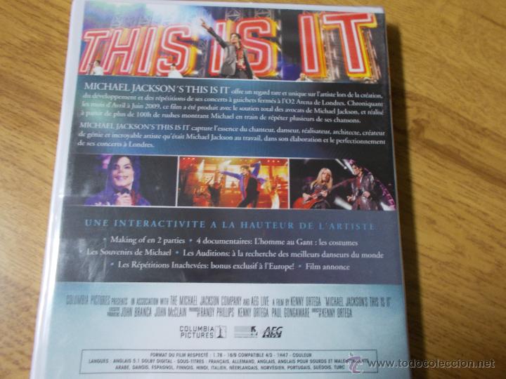 V&iacute;deos y DVD musicales: MICHAEL JACKSON&acute;S THIS IS IT - Foto 2