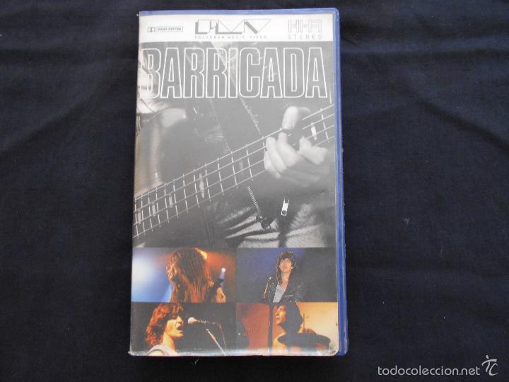 V&iacute;deos y DVD musicales: BARRICADA VIDEO VHS - Foto 1