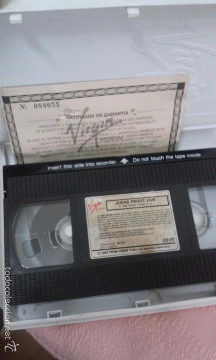 V&iacute;deos y DVD musicales: JUDAS PRIEST...LIVE! VHS - Foto 7